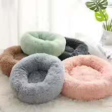 Cozy Plush Pet Bed – Warm, Washable & Detachable Cat & Dog Nest
