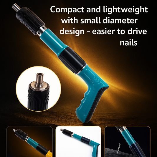 Hand-held powerful concrete nail gun