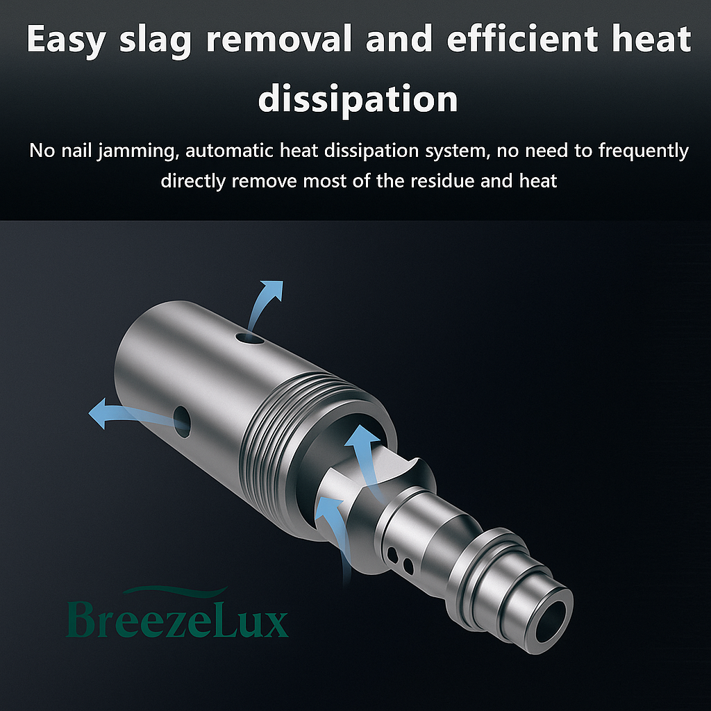 Hand-held powerful concrete nail gun