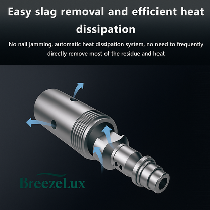 Hand-held powerful concrete nail gun