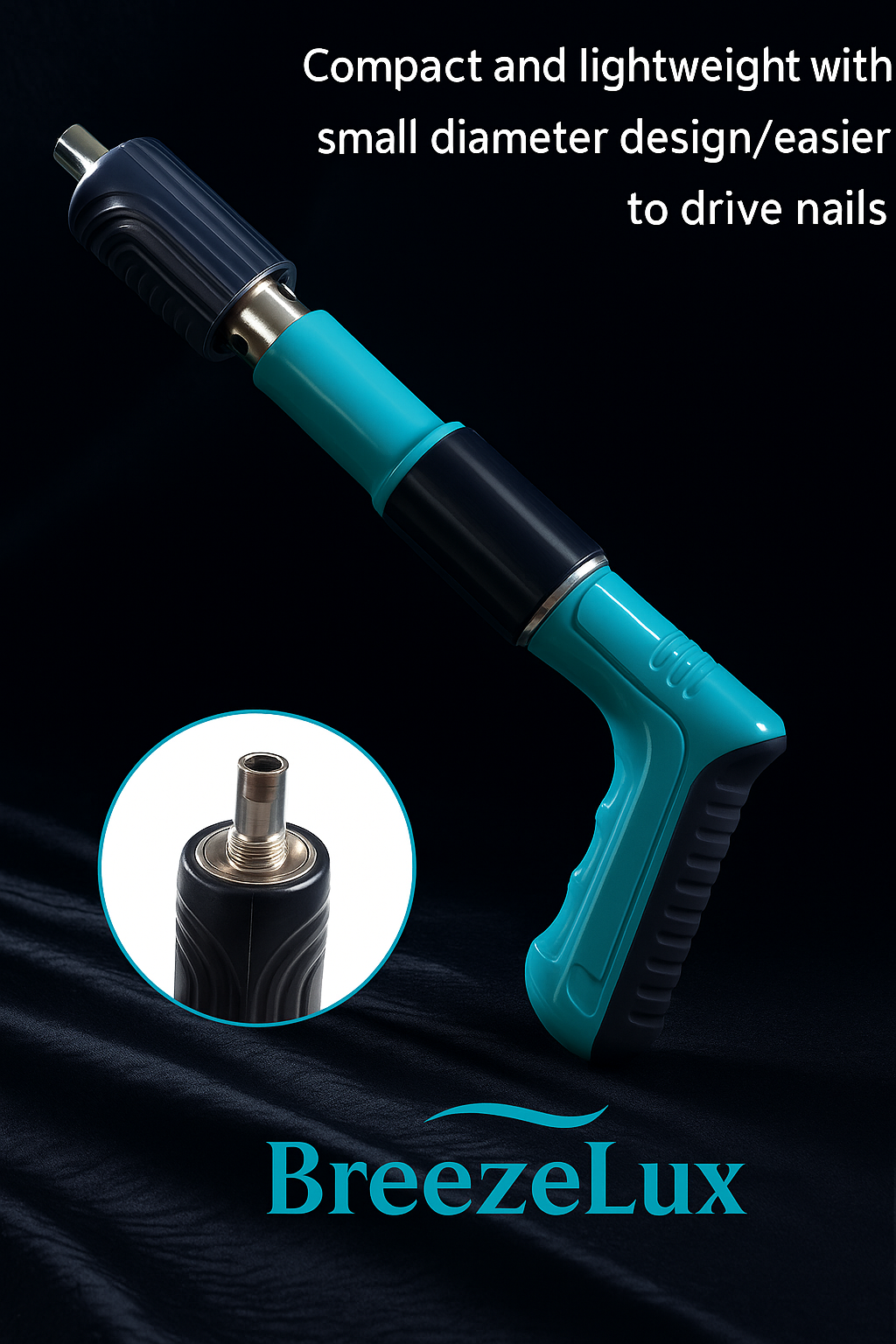 Hand-held powerful concrete nail gun