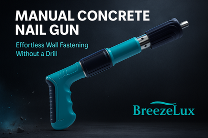 Hand-held powerful concrete nail gun