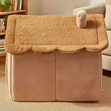 Foldable Washable Pet House – Cozy Indoor/Outdoor Bed for Cats & Small Dogs
