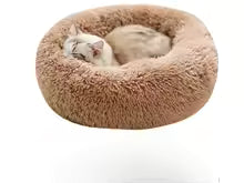 Cozy Plush Pet Bed – Warm, Washable & Detachable Cat & Dog Nest
