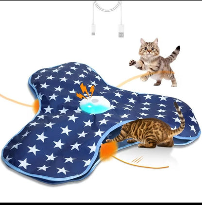 CatchMe™ – Interactive Motion Cat Toy with LED & Rechargeable USB