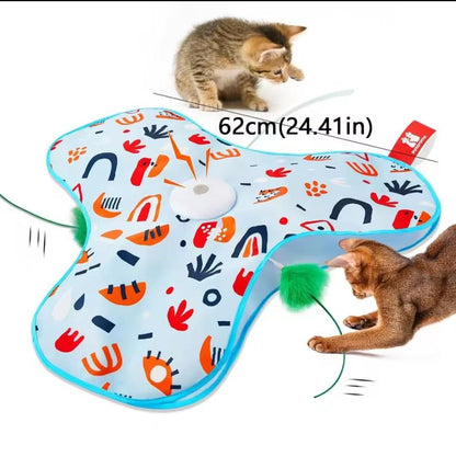 CatchMe™ – Interactive Motion Cat Toy with LED & Rechargeable USB