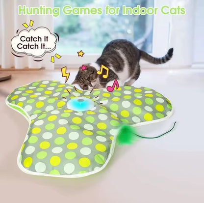 CatchMe™ – Interactive Motion Cat Toy with LED & Rechargeable USB
