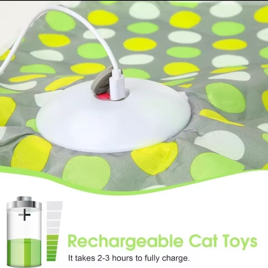 CatchMe™ – Interactive Motion Cat Toy with LED & Rechargeable USB