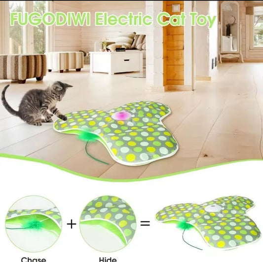 CatchMe™ – Interactive Motion Cat Toy with LED & Rechargeable USB