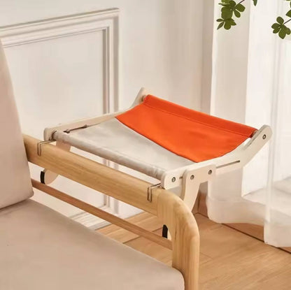 Sturdy Cat Window Wooden Assembly Hanging Bed Cotton Canvas Easy Washable Multi-Ply Plywood Hot Selling Hammock Nest Beds