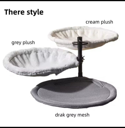 Best-Selling Cat Desk Hammock – Rotating Desktop Cat Bed Stand